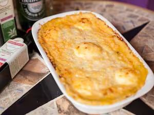 Escondidinho de camarão