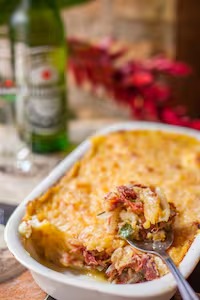 Escondidinho de carne seca